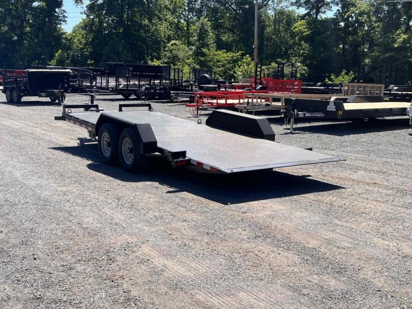 New 2026 Hawke Trailers 80" x 20' 10K GVWR Standard Power Tilt Trailer