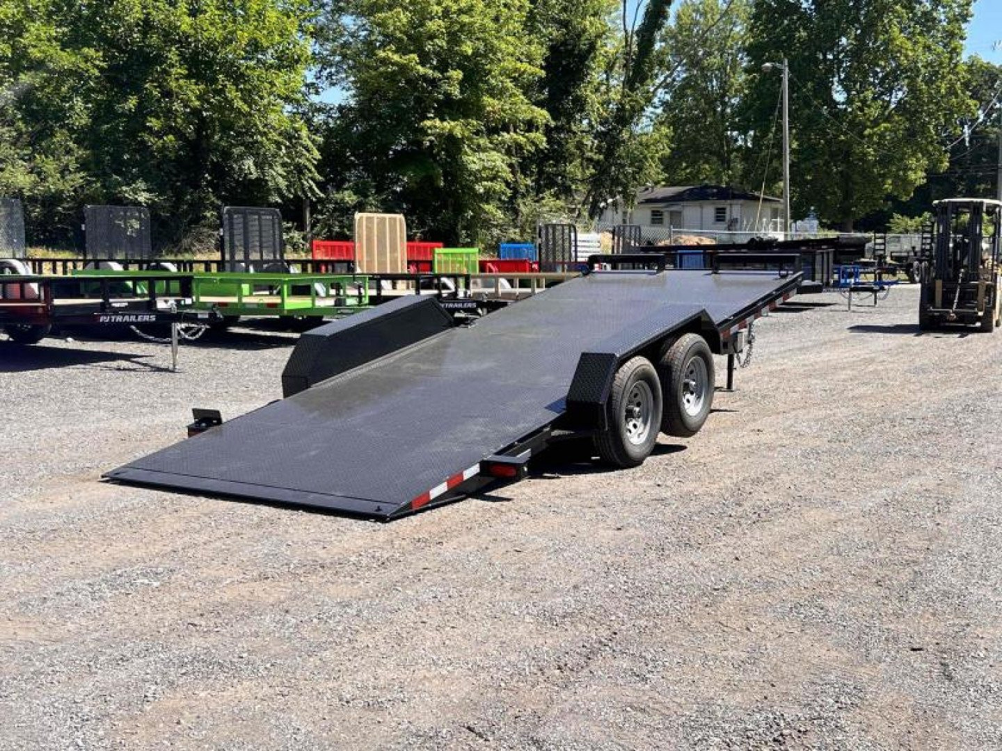 New 2026 Hawke Trailers 80" x 20' 10K GVWR Standard Power Tilt Trailer