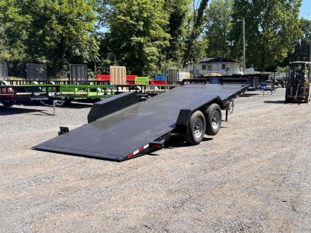 New 2026 Hawke Trailers 80" x 20' 10K GVWR Standard Power Tilt Trailer