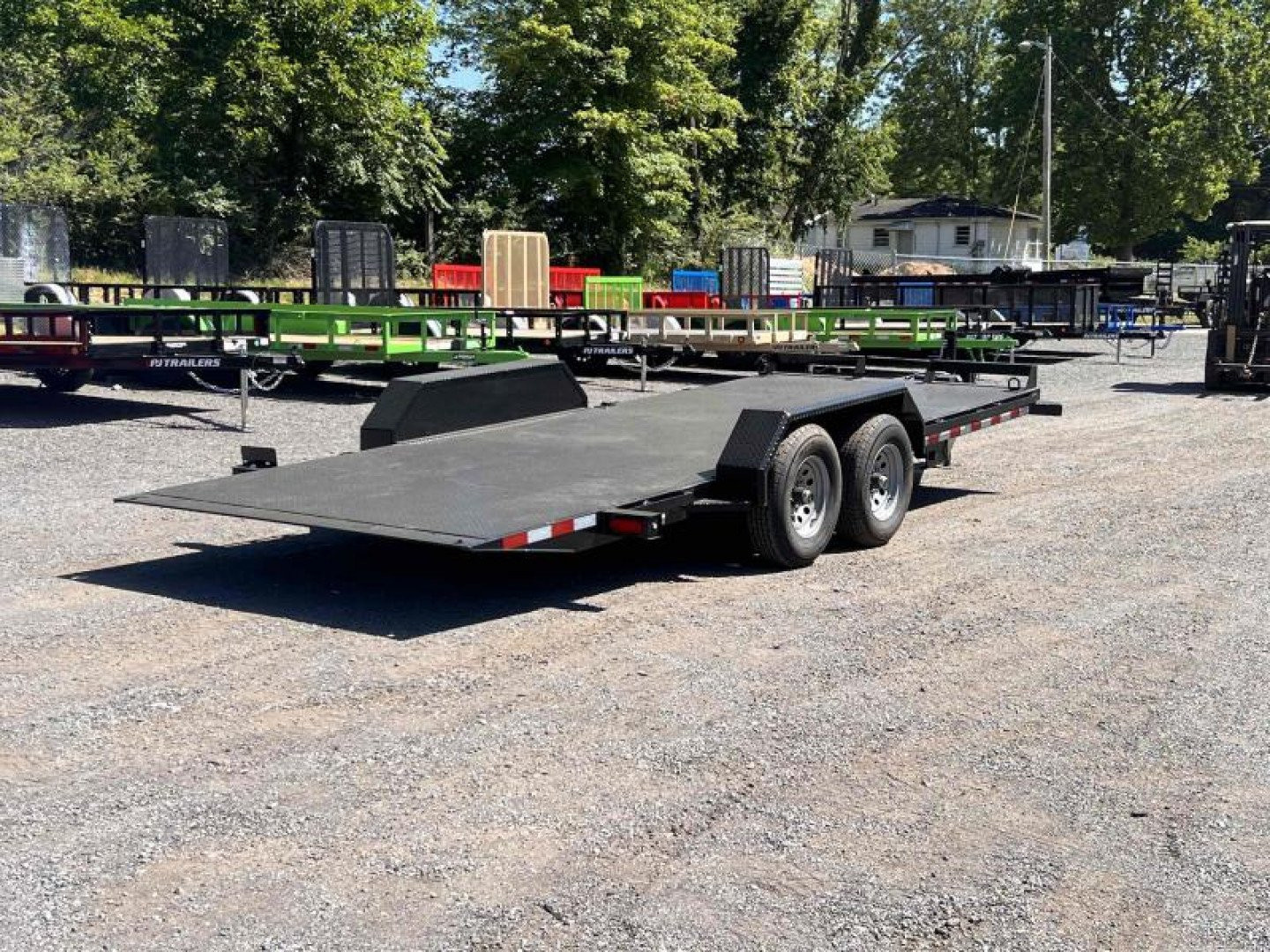 New 2026 Hawke Trailers 80" x 20' 10K GVWR Standard Power Tilt Trailer