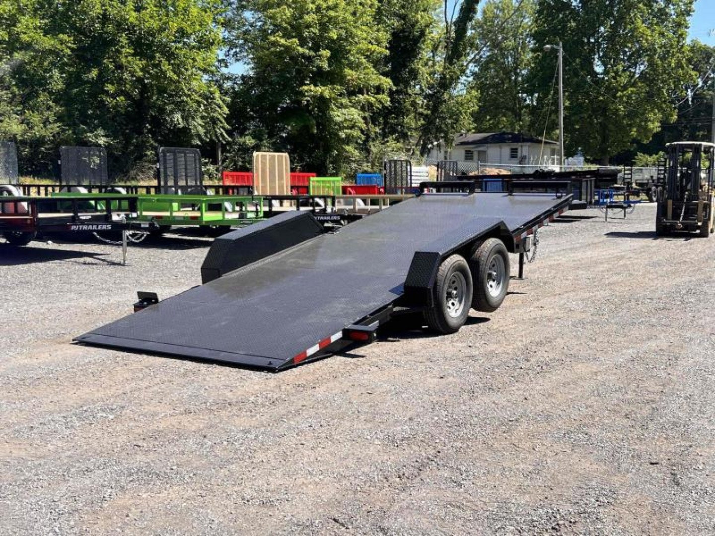 New 2026 Hawke Trailers 80" x 20' 10K GVWR Standard Power Tilt Trailer