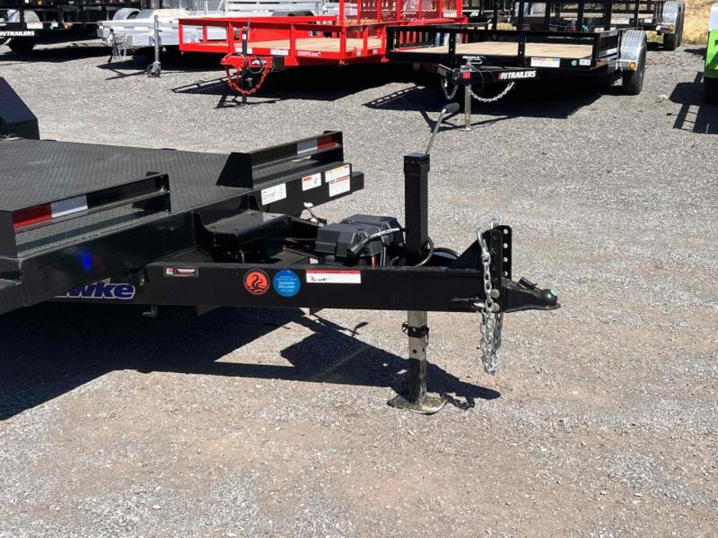 New 2026 Hawke Trailers 80" x 20' 12K GVWR Standard Power Tilt Trailer