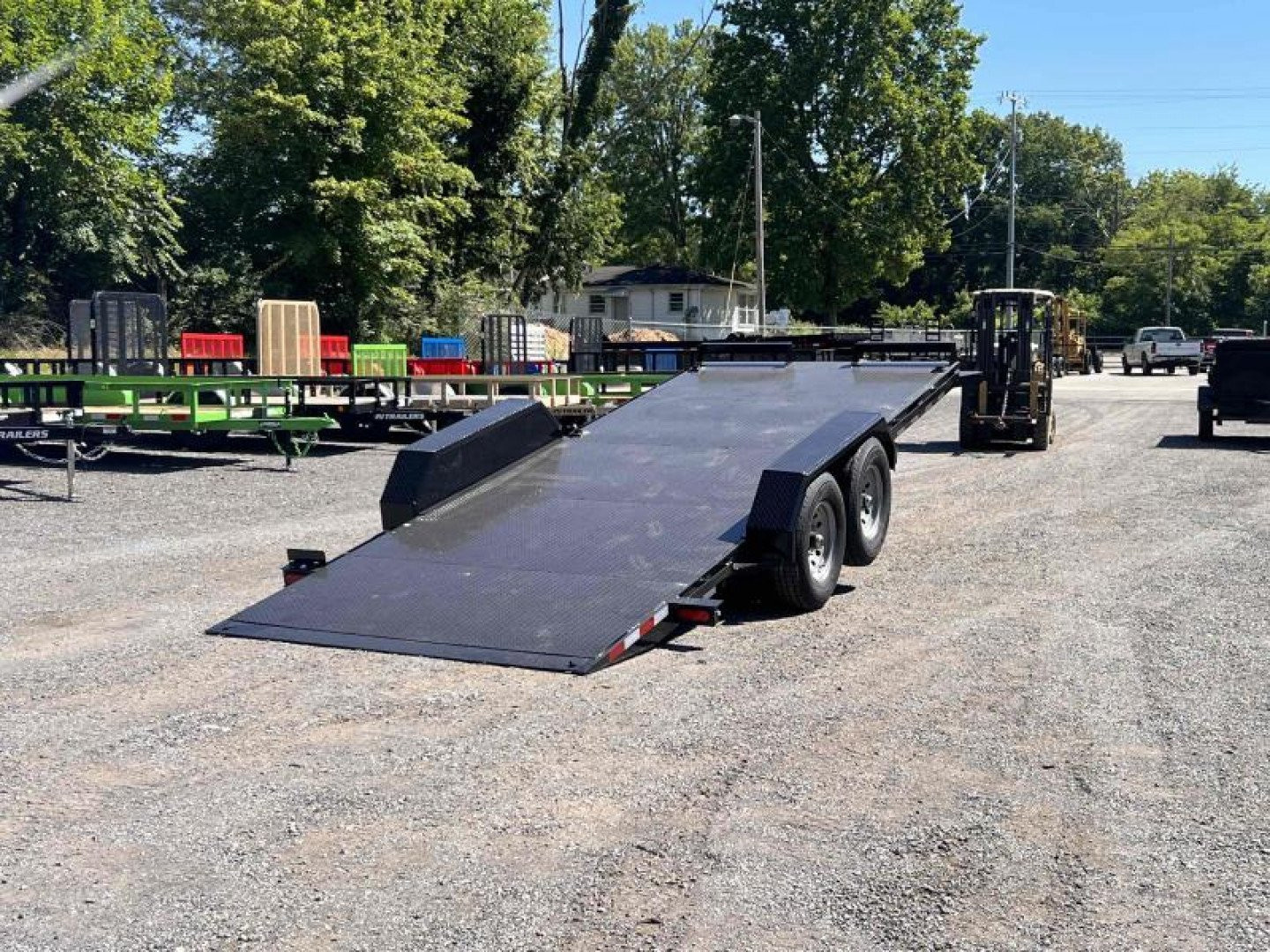 New 2026 Hawke Trailers 80" x 20' 12K GVWR Standard Power Tilt Trailer