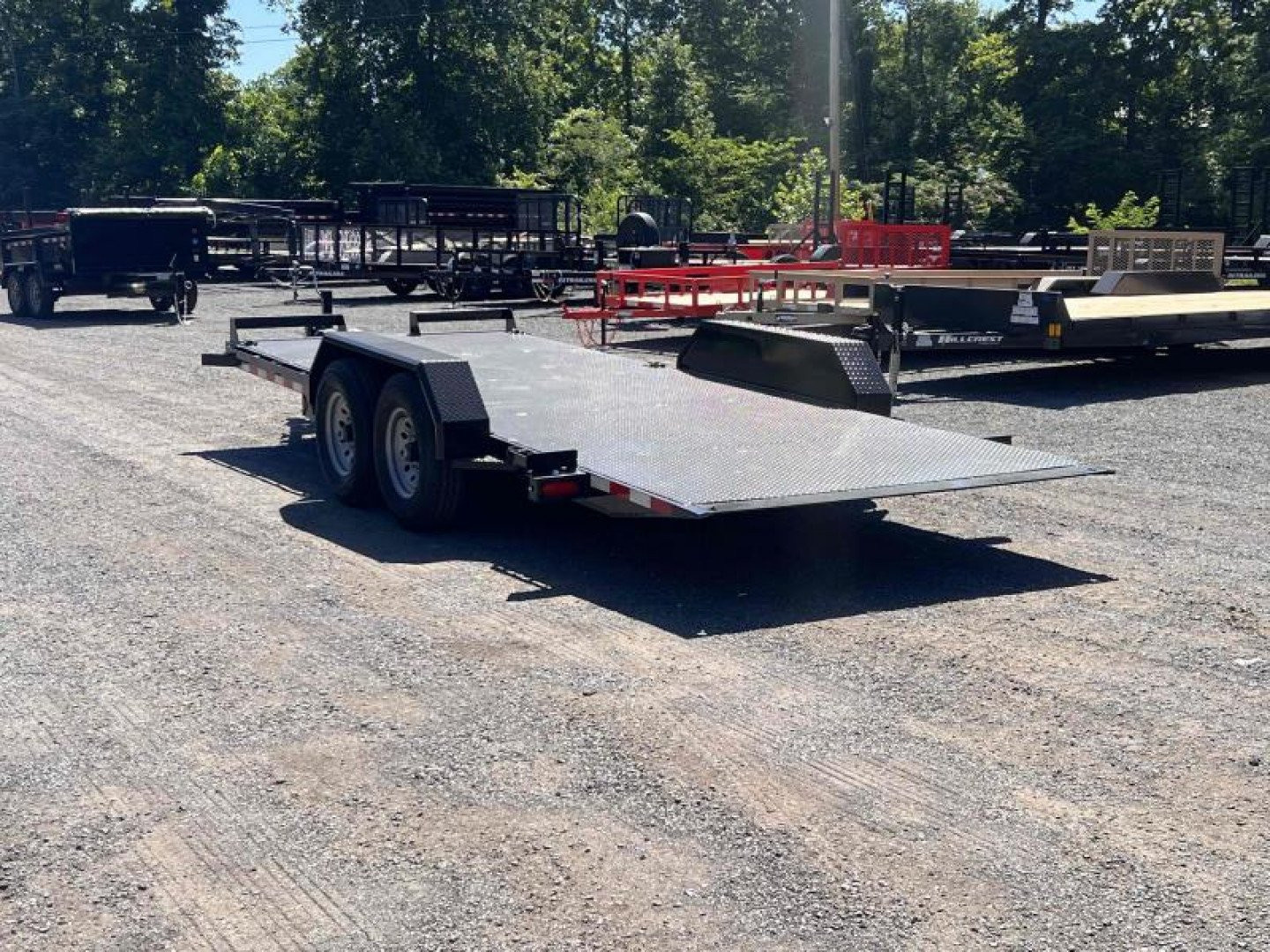 New 2026 Hawke Trailers 80" x 20' 12K GVWR Standard Power Tilt Trailer