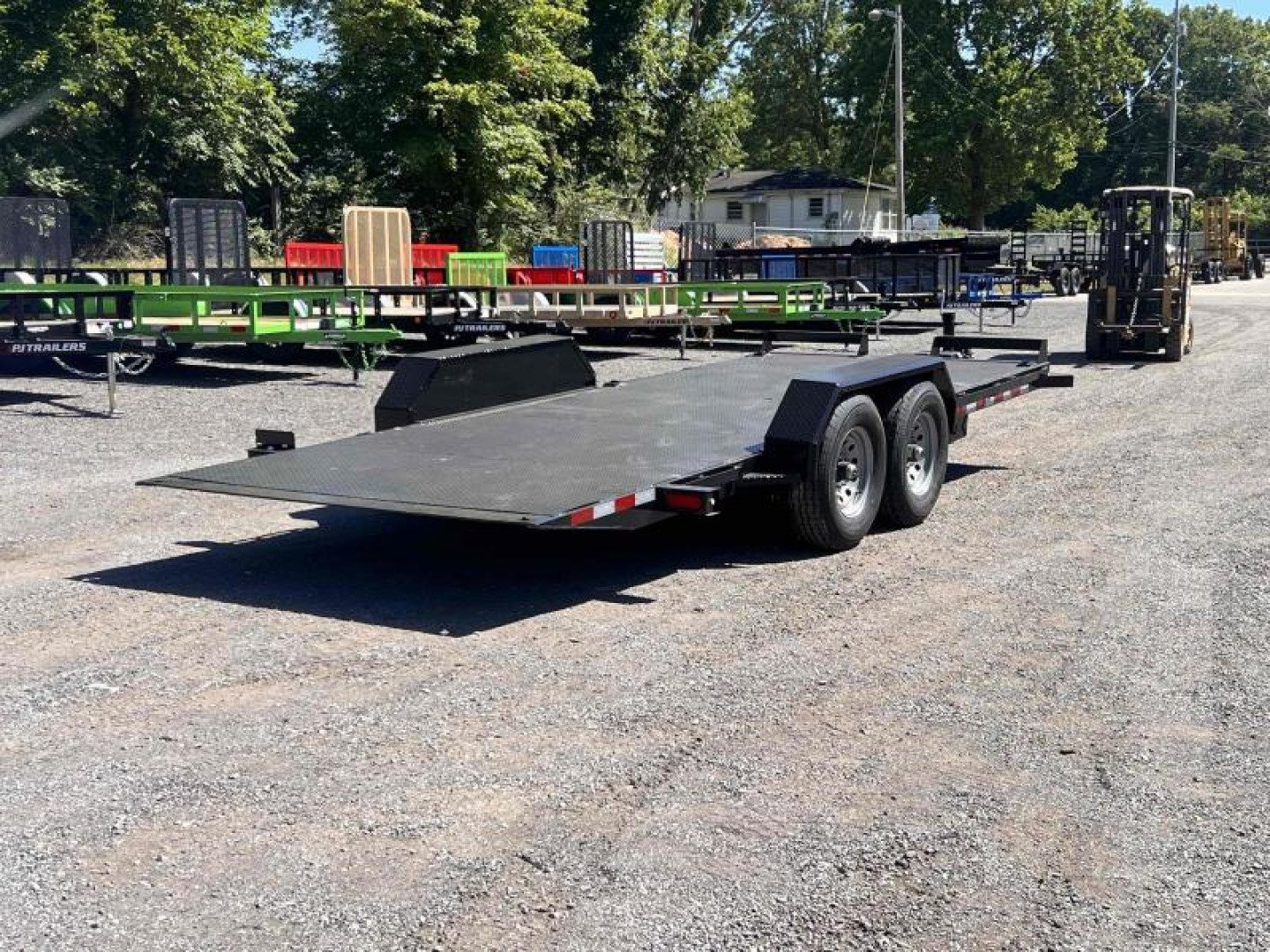 New 2026 Hawke Trailers 80" x 20' 12K GVWR Standard Power Tilt Trailer