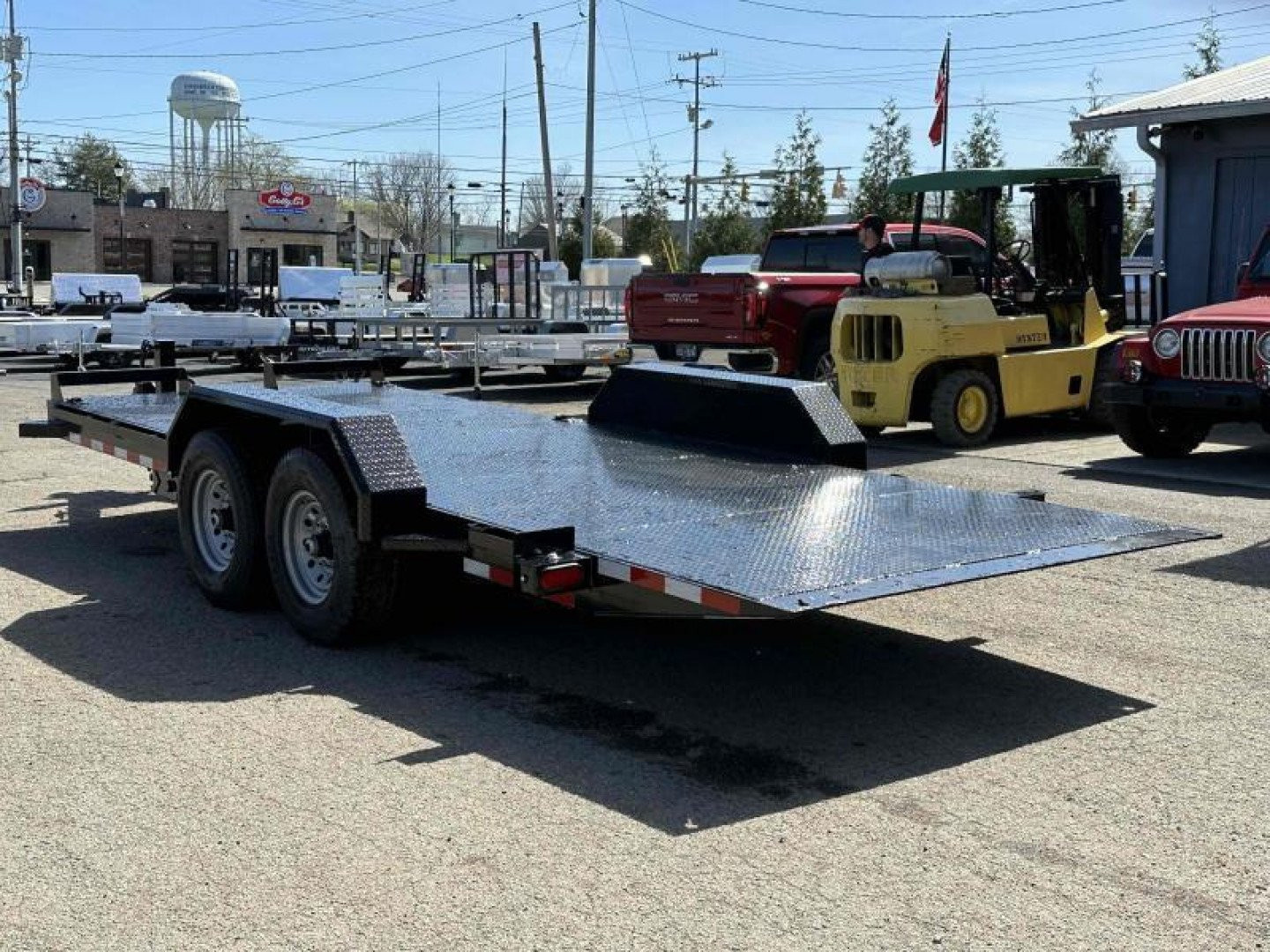 New 2026 Hawke Trailers 80" x 20' 15K GVWR HD Power Tilt Trailer