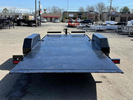 New 2026 Hawke Trailers 80" x 20' 15K GVWR HD Power Tilt Trailer