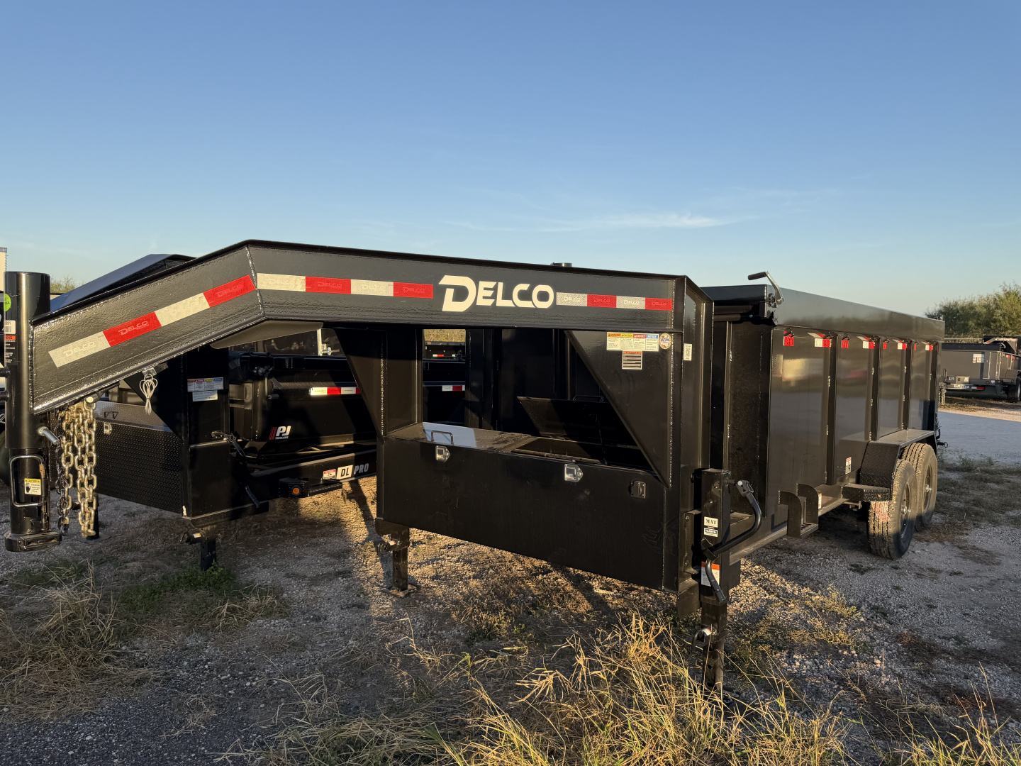 New 2026 Delco Trailers 83x16ft Gooseneck Dump Trailer