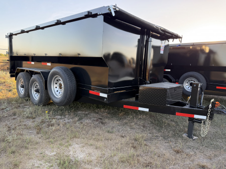 New 2026 Texas Pride Trailers 7x14ft Dump Trailer 16k