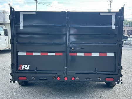 New 2026 PJ Trailers 83" x 14' Low-Pro High Side Telescopic (DT1) 14K GVWR Dump Trailer