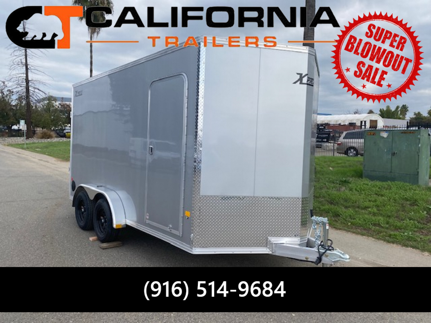 New 7.4X14-Tandem Axle 7K Enclosed Cargo