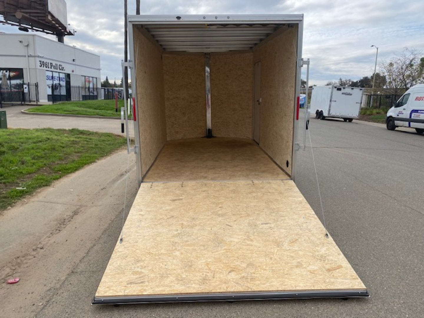 New 7.4X12 Single Axle 3.5K Cargo / Enclosed Trailer