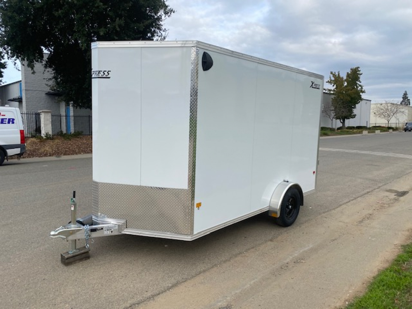 New 7.4X12 Single Axle 3.5K Cargo / Enclosed Trailer