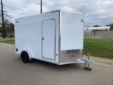 New 7.4X12 Single Axle 3.5K Cargo / Enclosed Trailer