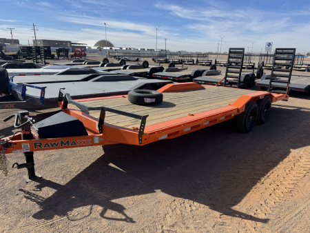 New 2026 RawMaxx 7X22 14K EQUIPMENT HAULER Equipment Trailer
