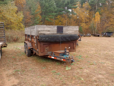 Used 2013 PJ TRAILERS 83  x 14' D7 Dump Trailer