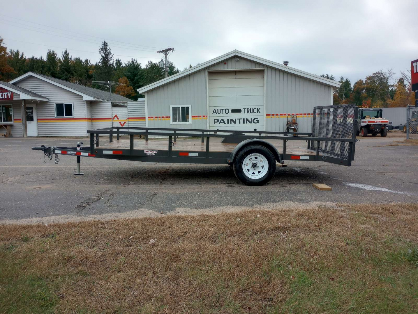 Used 2022 Woodies Manufacturing 77"x14' Utility Trailer