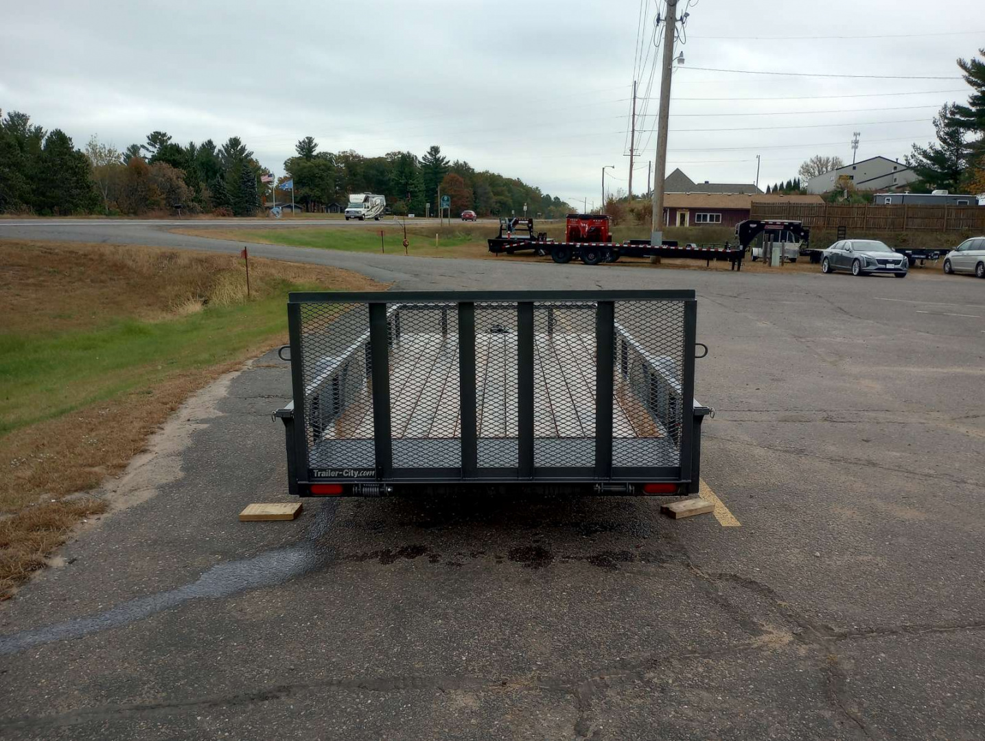 Used 2022 Woodies Manufacturing 77"x14' Utility Trailer