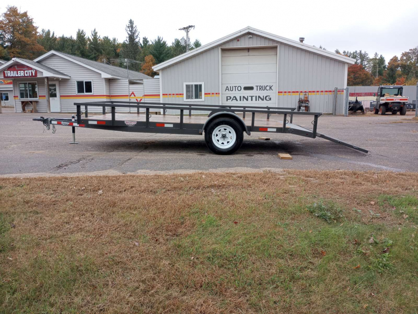 Used 2022 Woodies Manufacturing 77"x14' Utility Trailer