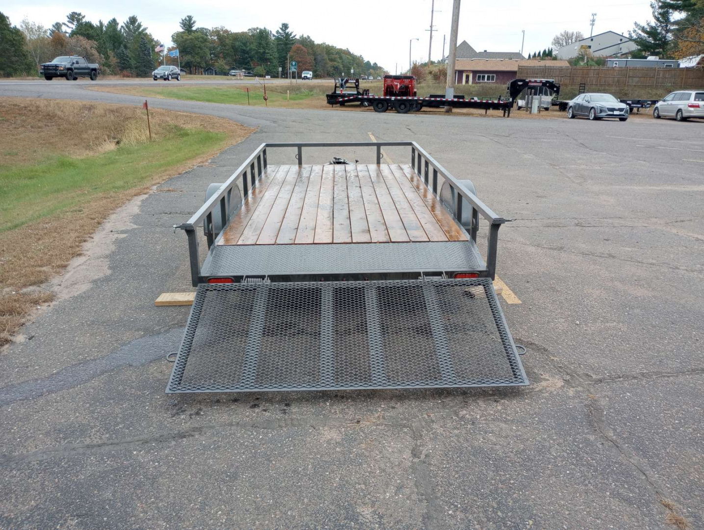 Used 2022 Woodies Manufacturing 77"x14' Utility Trailer