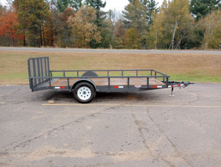 Used 2022 Woodies Manufacturing 77"x14' Utility Trailer