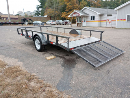 Used 2022 Woodies Manufacturing 77"x14' Utility Trailer