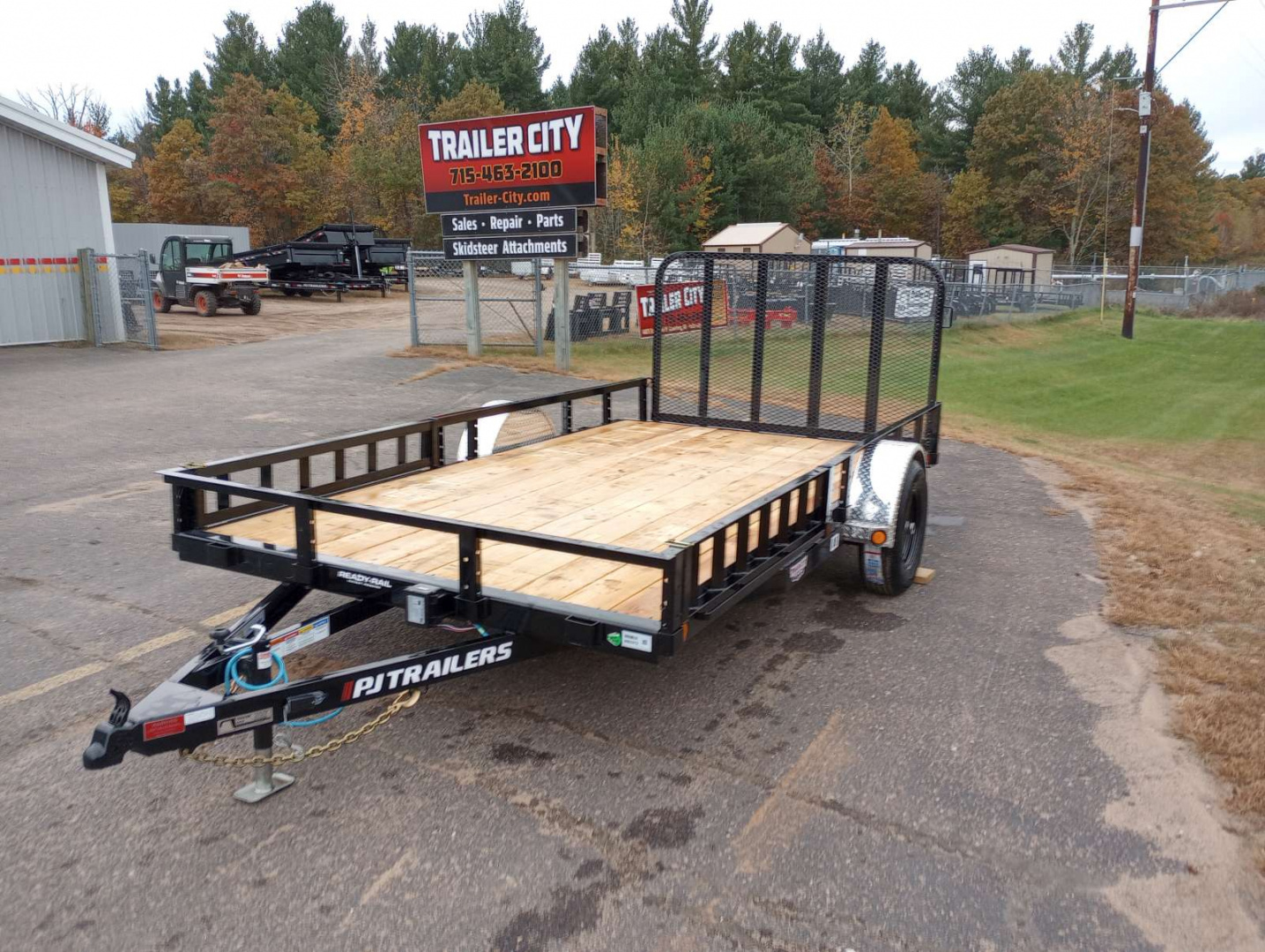 New 2026 PJ TRAILERS 83" Single Axle Channel Utility (U8) 14' Utility Trailer