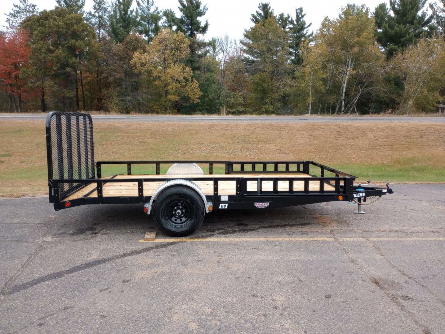 New 2026 PJ TRAILERS 83" Single Axle Channel Utility (U8) 14' Utility Trailer