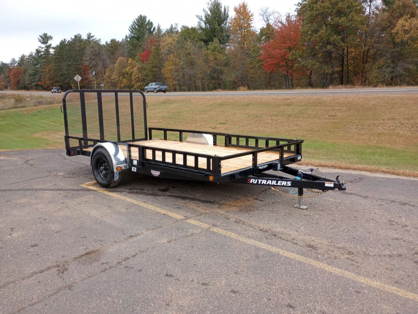 New 2026 PJ TRAILERS 83" Single Axle Channel Utility (U8) 14' Utility Trailer