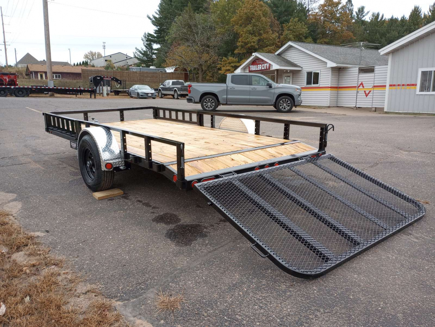 New 2026 PJ TRAILERS 83" Single Axle Channel Utility (U8) 14' Utility Trailer