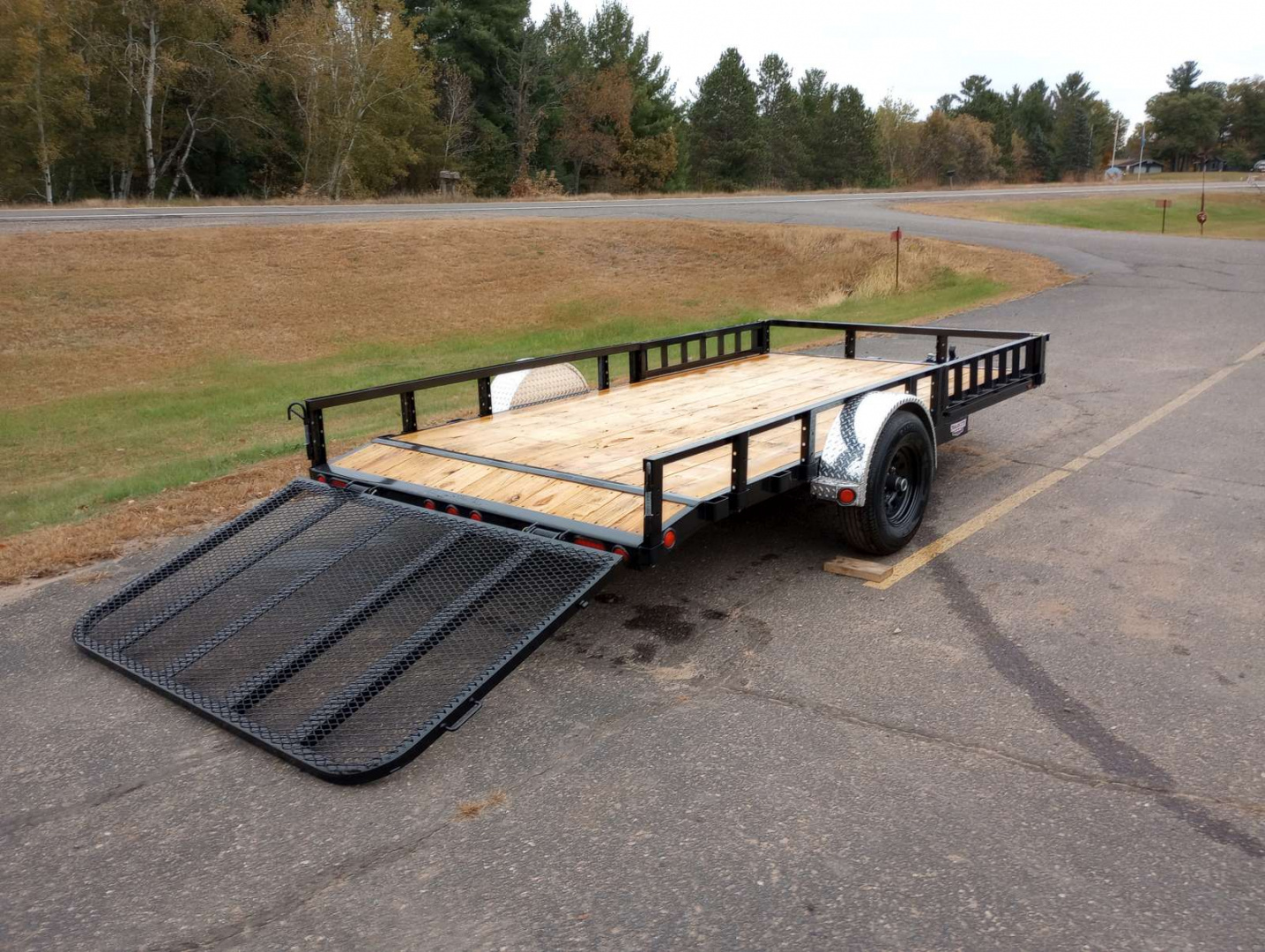 New 2026 PJ TRAILERS 83" Single Axle Channel Utility (U8) 14' Utility Trailer