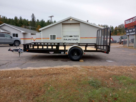 New 2026 PJ TRAILERS 83" Single Axle Channel Utility (U8) 14' Utility Trailer