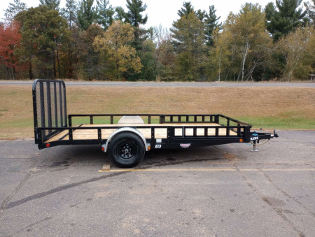 New 2026 PJ TRAILERS 83" Single Axle Channel Utility (U8) 14' Utility Trailer
