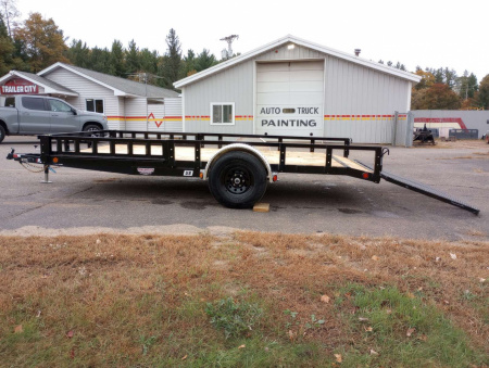 New 2026 PJ TRAILERS 83" Single Axle Channel Utility (U8) 14' Utility Trailer