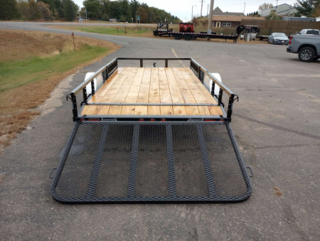 New 2026 PJ TRAILERS 83" Single Axle Channel Utility (U8) 14' Utility Trailer