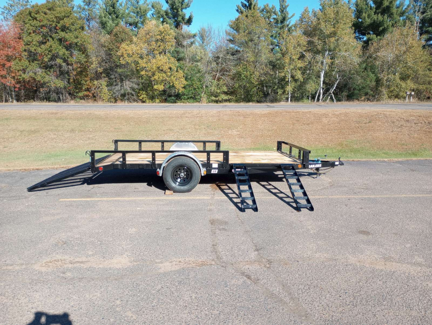 New 2026 PJ TRAILERS 83" Single Axle Channel Utility (U8) 14' Utility Trailer