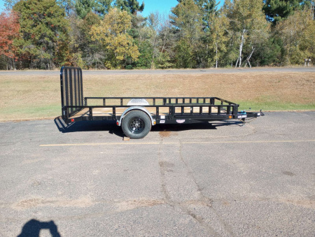 New 2026 PJ TRAILERS 83" Single Axle Channel Utility (U8) 14' Utility Trailer