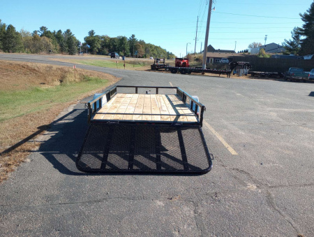 New 2026 PJ TRAILERS 83" Single Axle Channel Utility (U8) 14' Utility Trailer