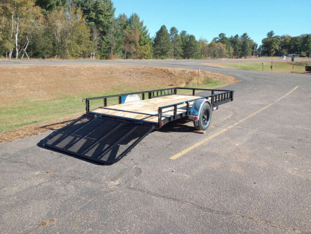 New 2026 PJ TRAILERS 83" Single Axle Channel Utility (U8) 14' Utility Trailer