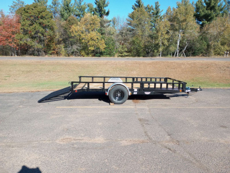 New 2026 PJ TRAILERS 83" Single Axle Channel Utility (U8) 14' Utility Trailer