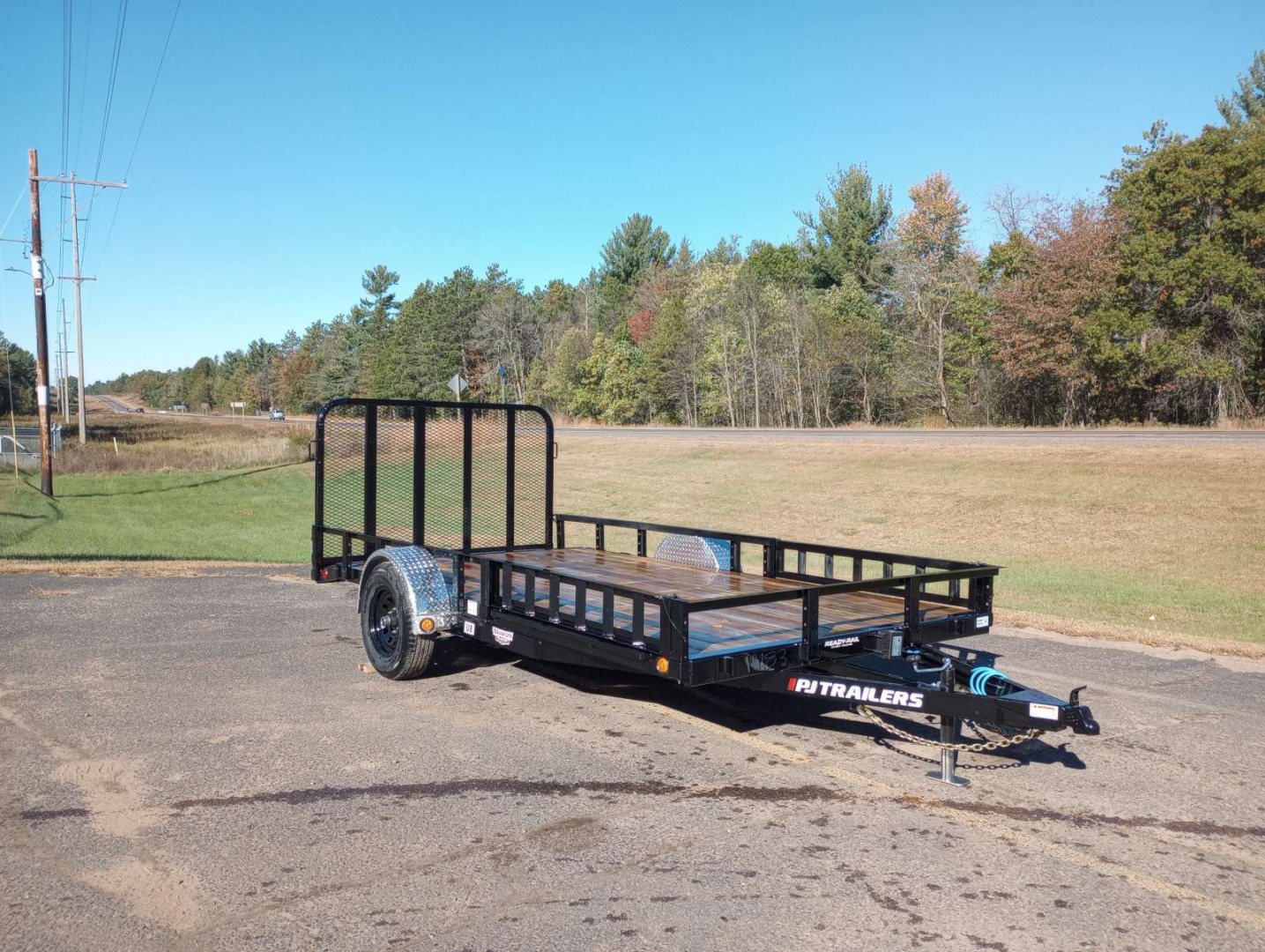 New 2026 PJ TRAILERS 83" Single Axle Channel Utility (U8) 14' Utility Trailer