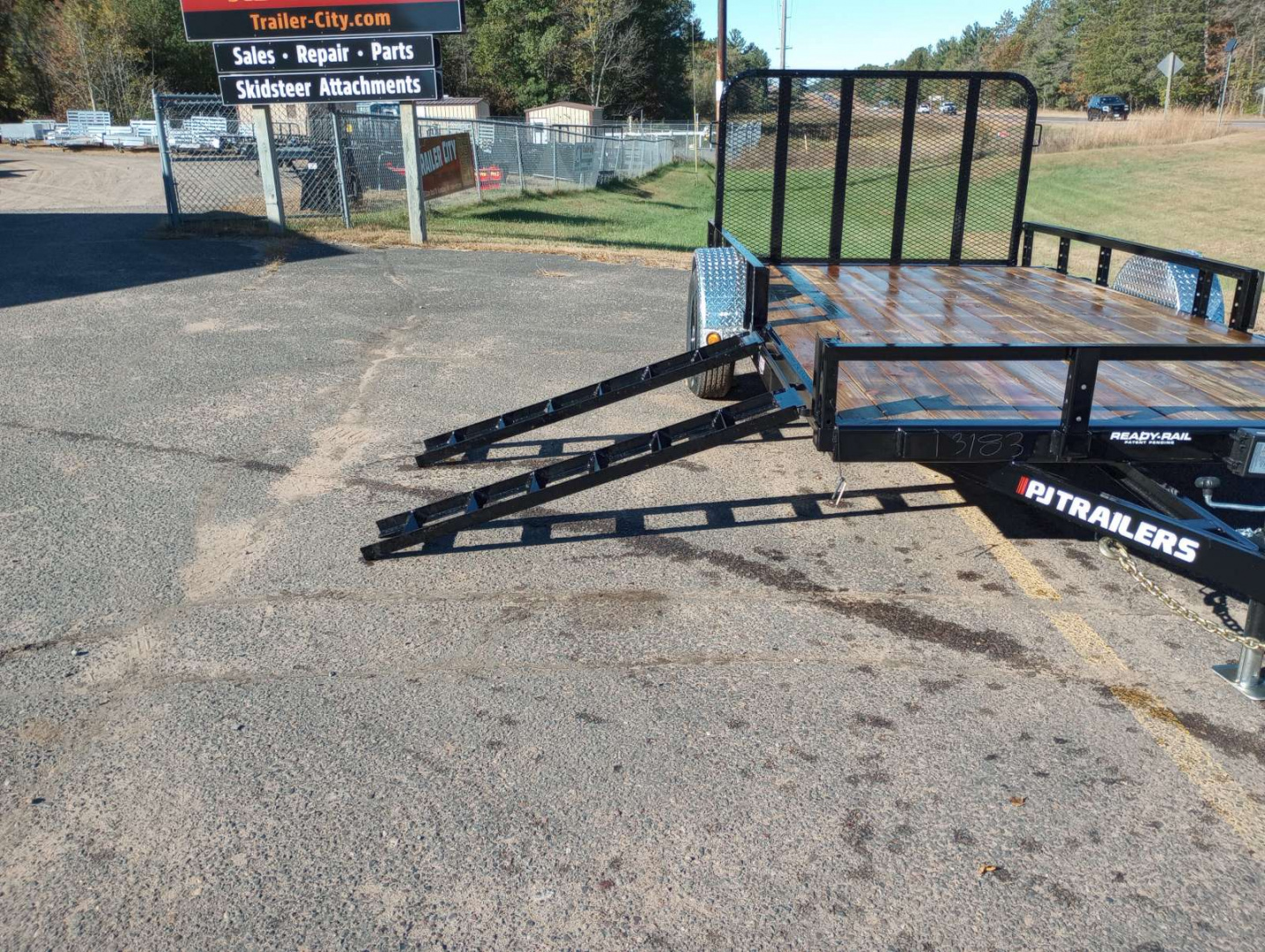 New 2026 PJ TRAILERS 83" Single Axle Channel Utility (U8) 14' Utility Trailer