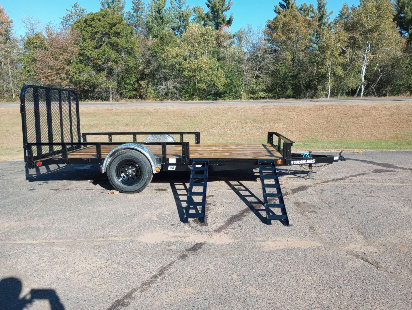 New 2026 PJ TRAILERS 83" Single Axle Channel Utility (U8) 14' Utility Trailer