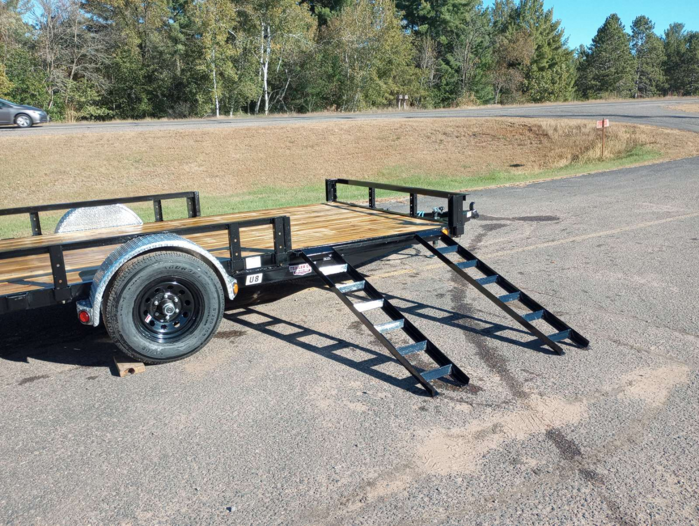 New 2026 PJ TRAILERS 83" Single Axle Channel Utility (U8) 14' Utility Trailer