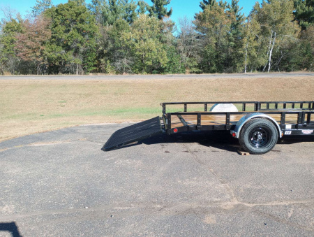 New 2026 PJ TRAILERS 83" Single Axle Channel Utility (U8) 14' Utility Trailer