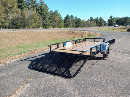 New 2026 PJ TRAILERS 83" Single Axle Channel Utility (U8) 14' Utility Trailer