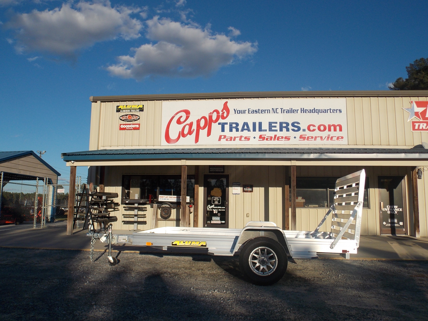 New 2026 Aluma AL 6810H-S-TG Utility Trailer