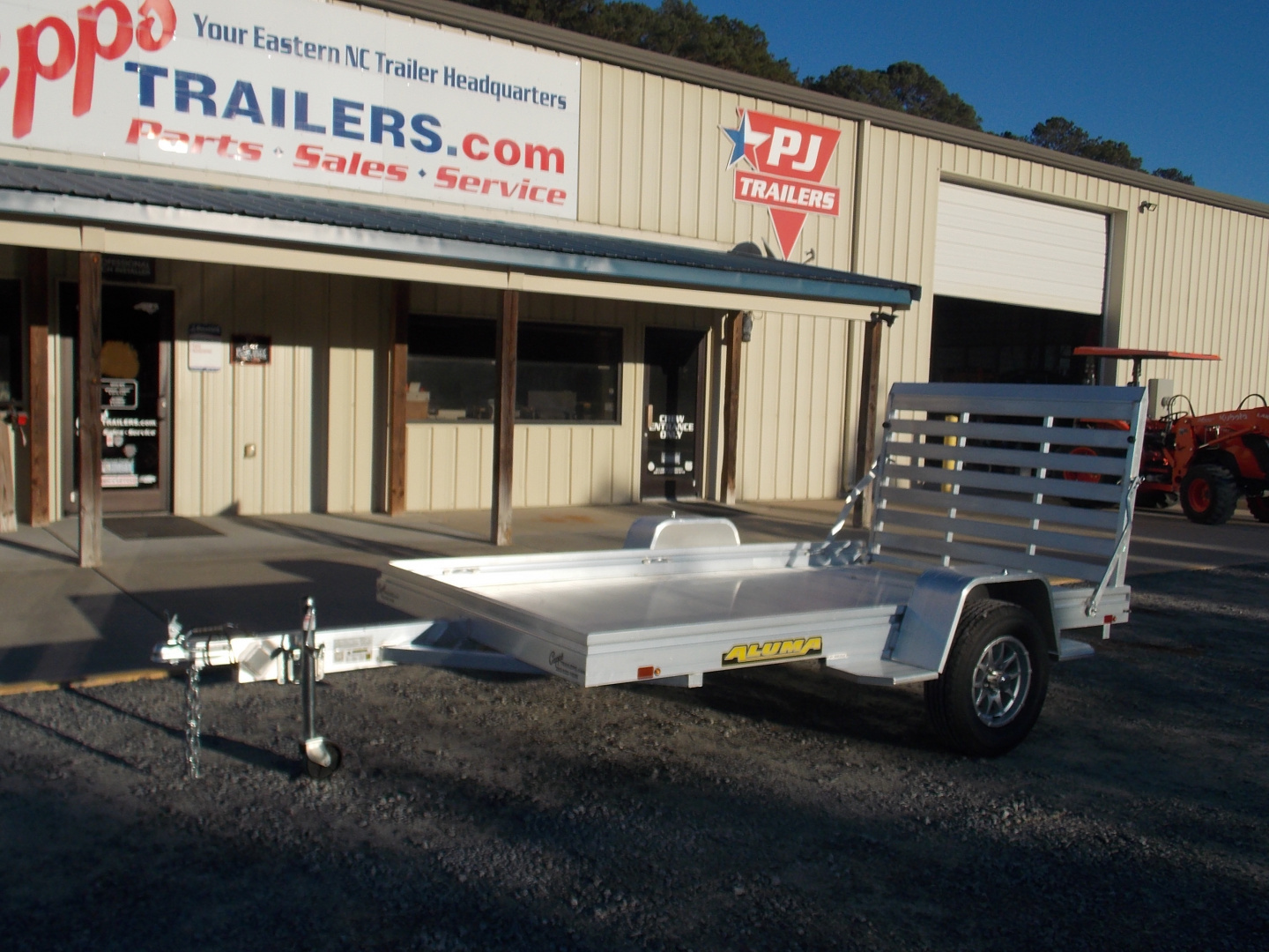 New 2026 Aluma AL 6810H-S-TG Utility Trailer