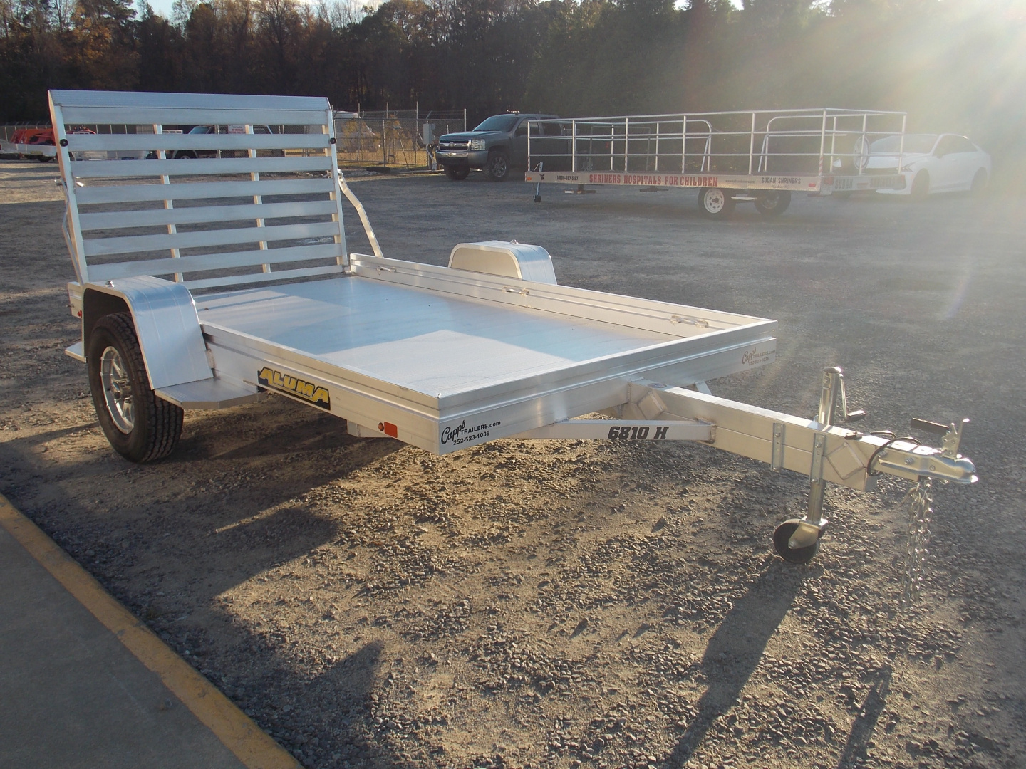 New 2026 Aluma AL 6810H-S-TG Utility Trailer