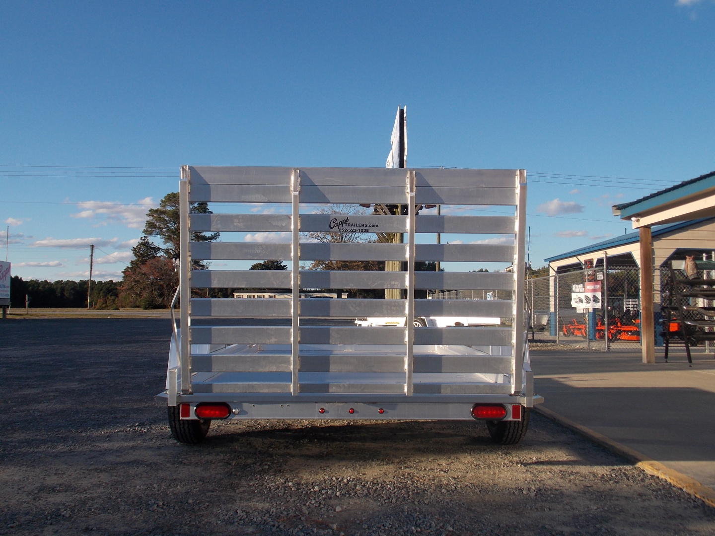 New 2026 Aluma AL 6810H-S-TG Utility Trailer